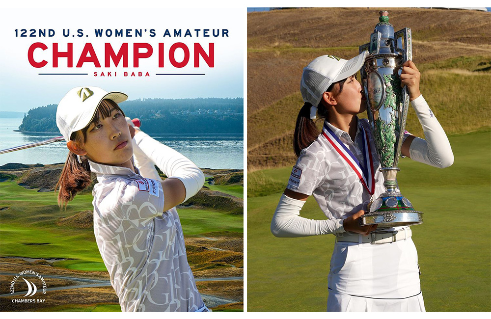 日本勢37年ぶりの快挙！2022年全米女子アマ優勝の馬場 咲希選手と