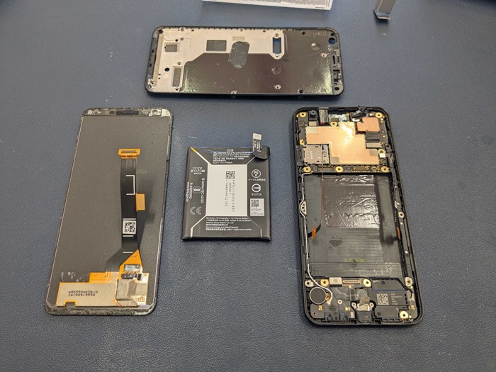 Pixel 3aバッテリー交換 まちスマ岡崎店