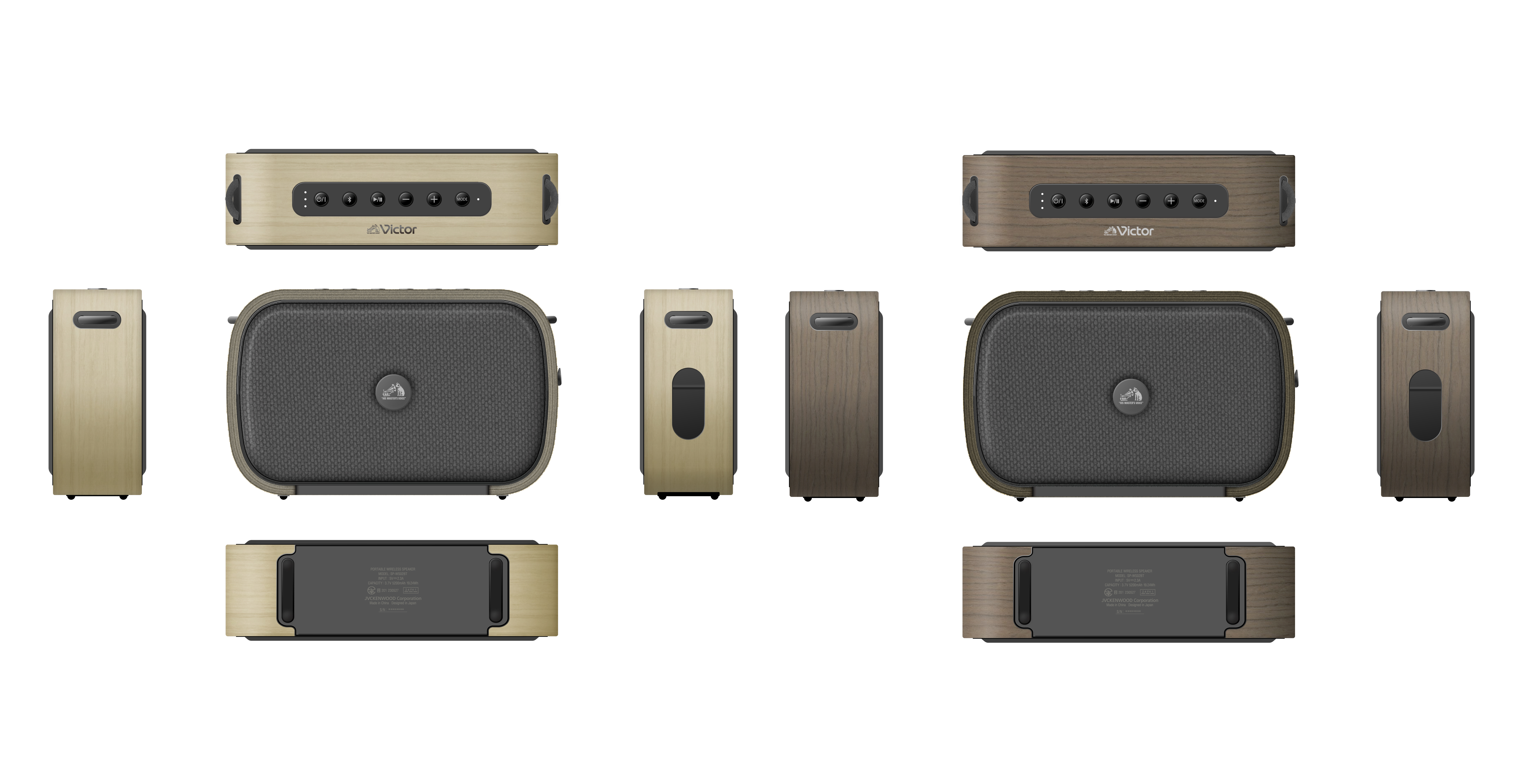 Victorブランド 天然木を採用した防水スピーカー「SP-WS04BT」 | WORKS