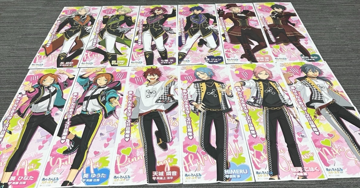 あんさんぶるスターズ！！』8周年を記念し、アイドルたちの等身大