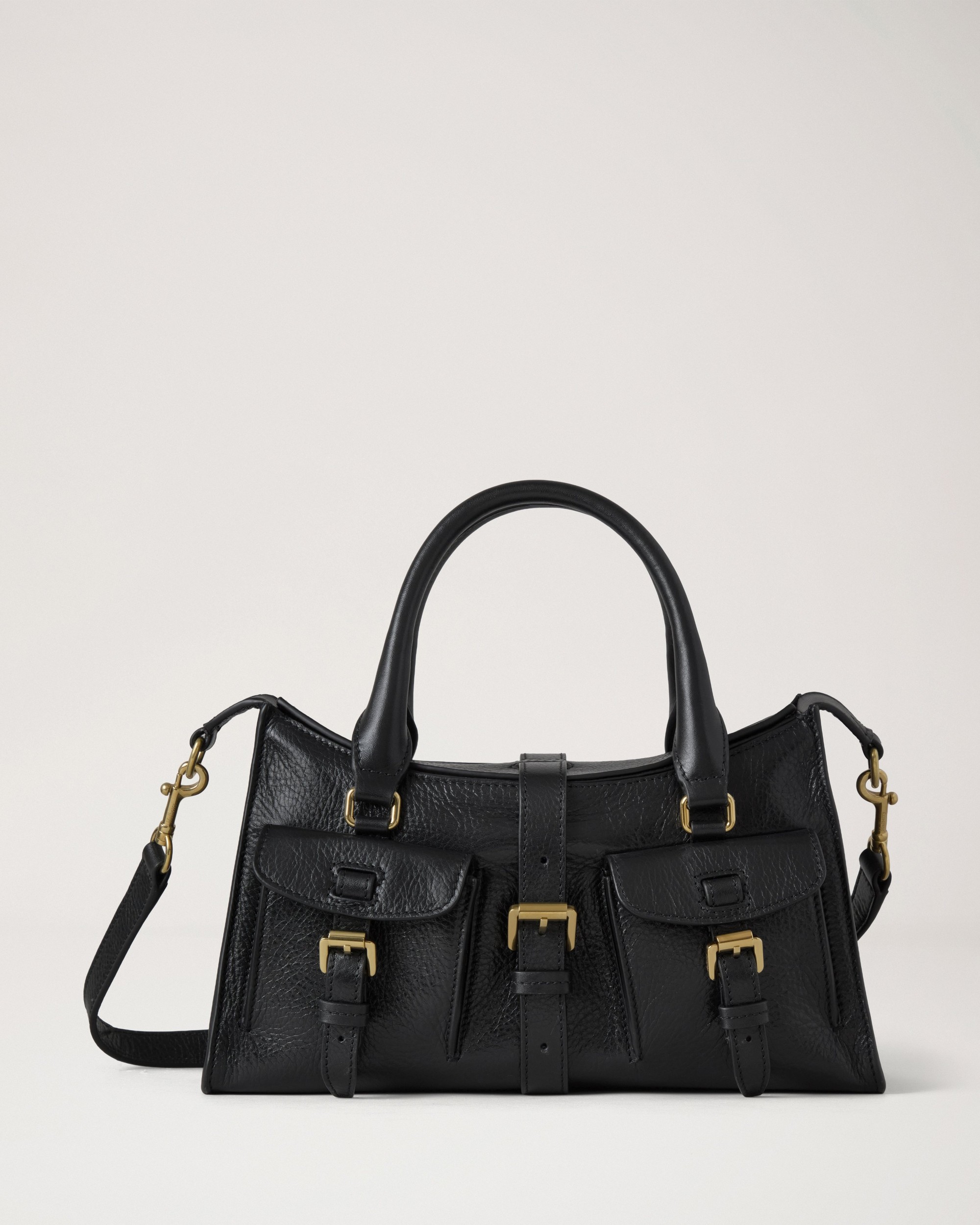 Mulberry | Small Roxanne | Black High Shine Leather | Roxanne