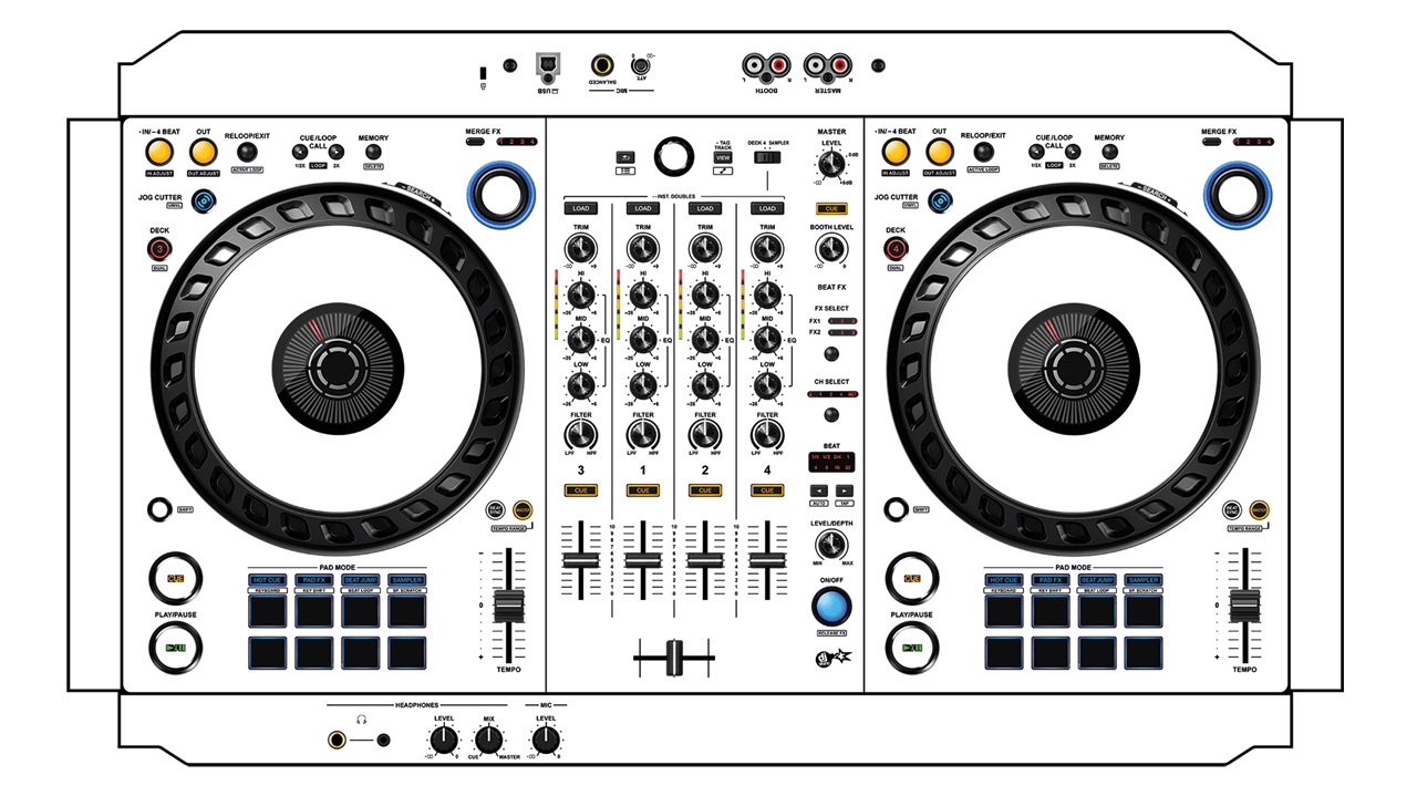 dj-skins Pioneer DDJ-FLX6 Skin - White aka Star Trooper | Portugal