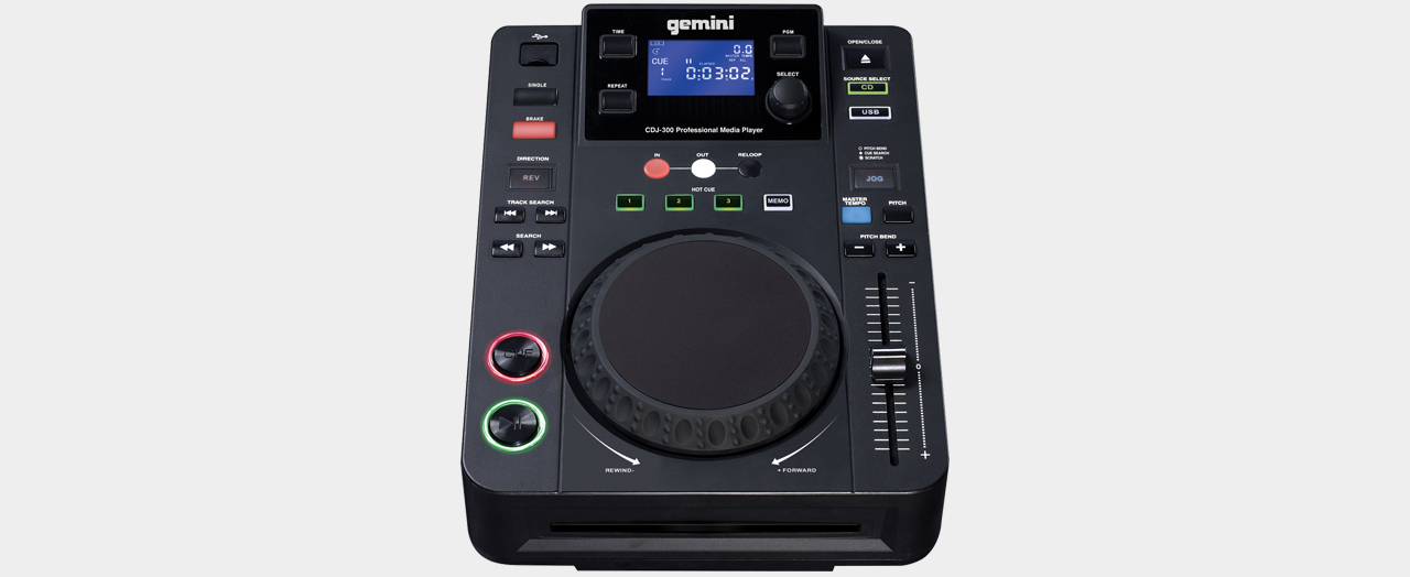 Gemini CDJ-300 CD/MP3 Player | MUSIC STORE professional