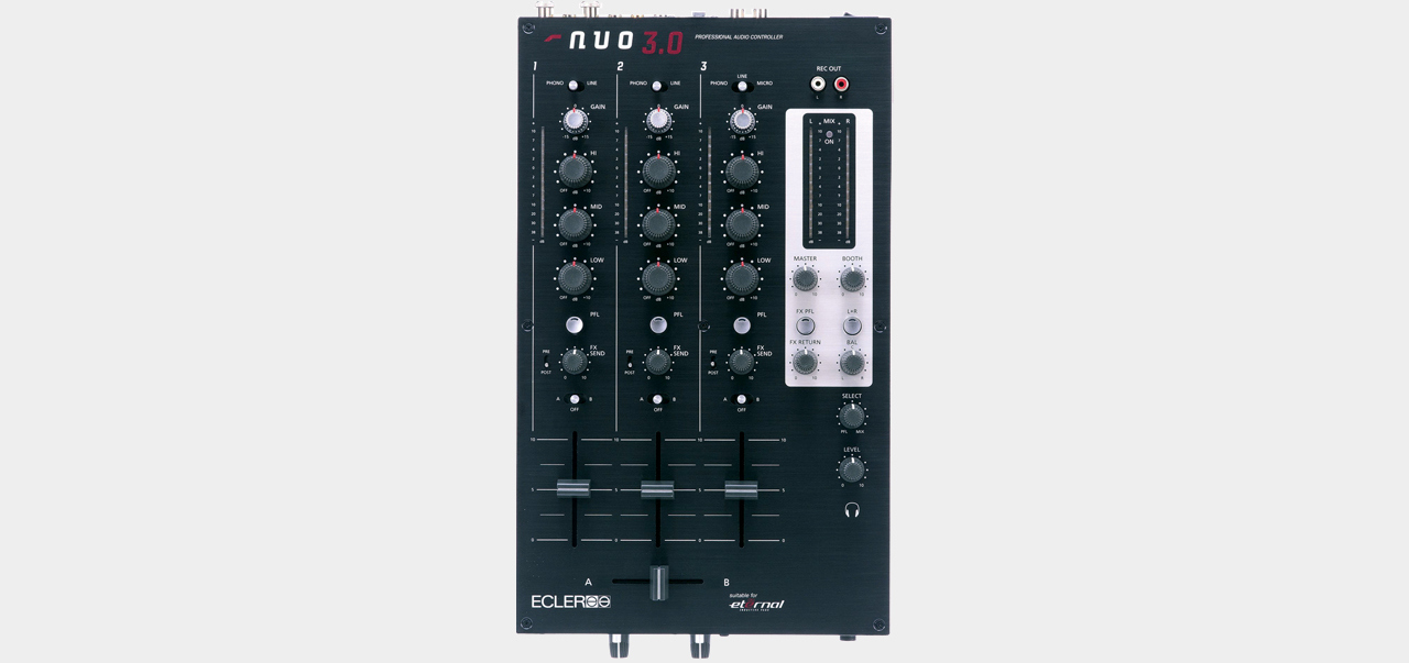 Ecler NUO 3.0 3-Channel DJ-Mixer | USA