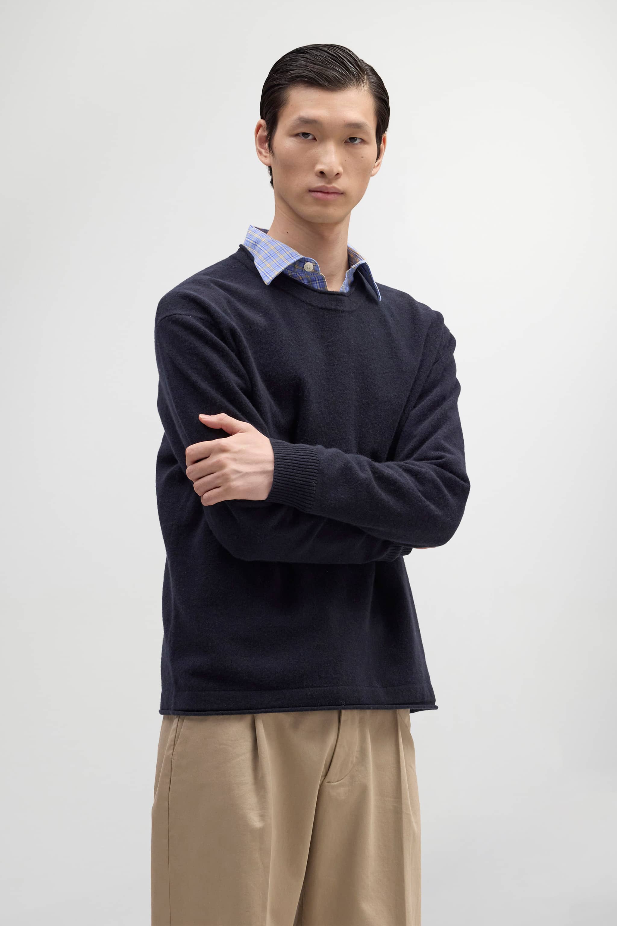 Sammy 60026 men's sweater - Deep Navy - Buy online at NN.07®