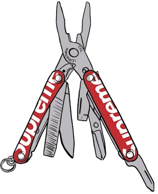 シュプリーム×レザーマン スクイートPS4 マルチツール (レッド) を購入