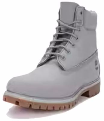 ティンバーランド50周年記念6インチ防水ブーツ (ライトグレーヌバック