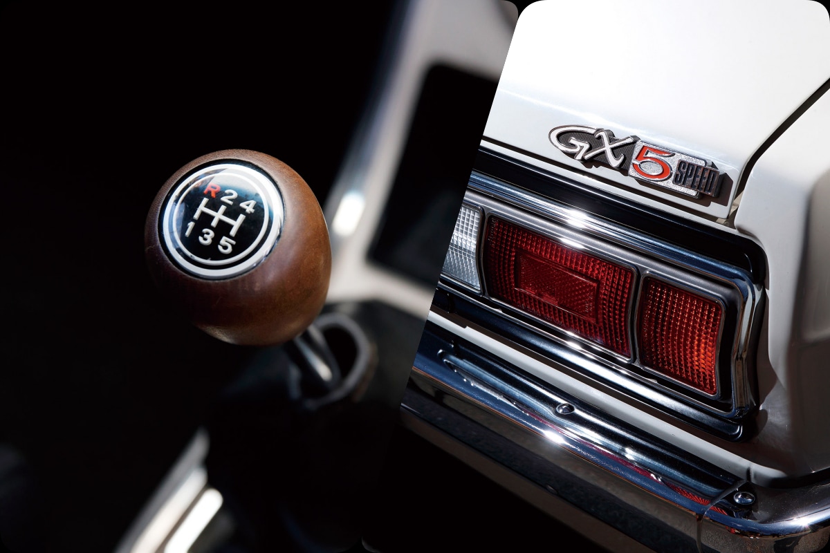 いわゆる「ローバック」と呼ばれるゆえんとなったシフトパターン｜1972