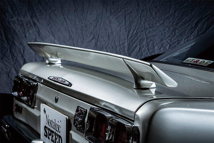 当時のマニュアルには「テールフイン」と表記されていた、ハコスカGT-R