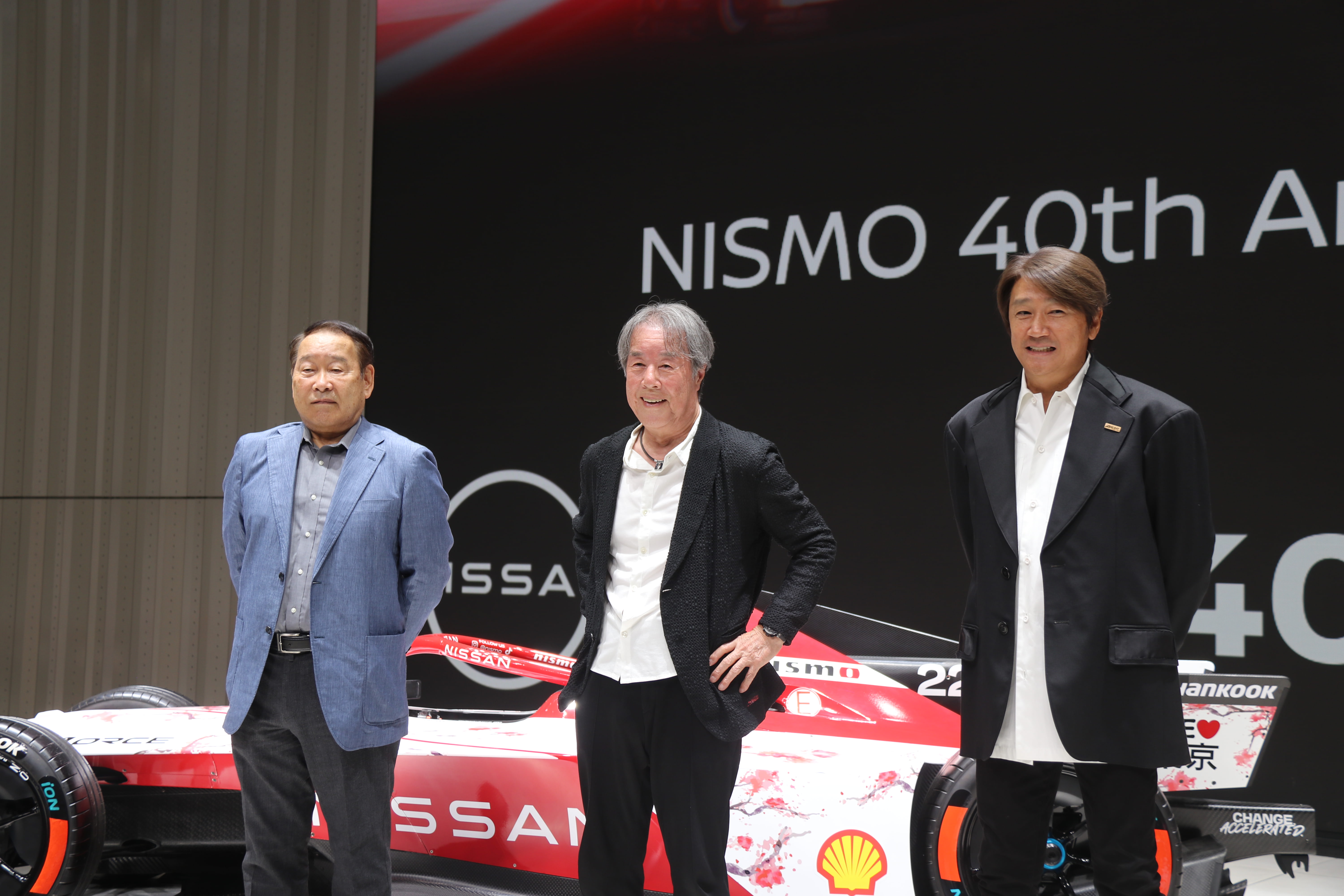 NISMOブランド誕生40周年！ 長谷見昌弘さん、星野一義さん、近藤真彦