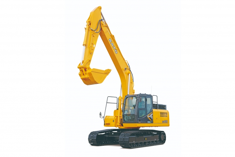 作業効率アップ、加藤製作所が投入「油圧ショベル」新製品の特徴