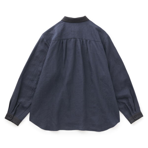 手織り麻を使ったフリルシャツ｜衣料品｜中川政七商店 公式サイト
