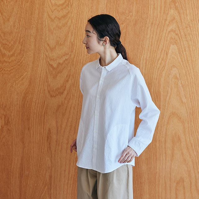 綿麻ラグランワークシャツ｜衣料品｜中川政七商店 公式サイト