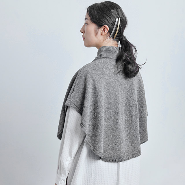 maru ポンチョケープ 手洗いできるウール100％｜衣料品｜中川政七商店