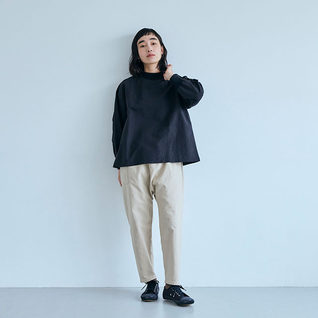 綿麻ハイネックブラウス｜衣料品｜中川政七商店 公式サイト