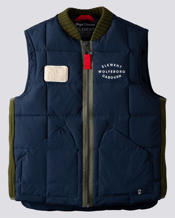 Nigel Cabourn Fishing Down - Sleeveless Insulator Vest for Men