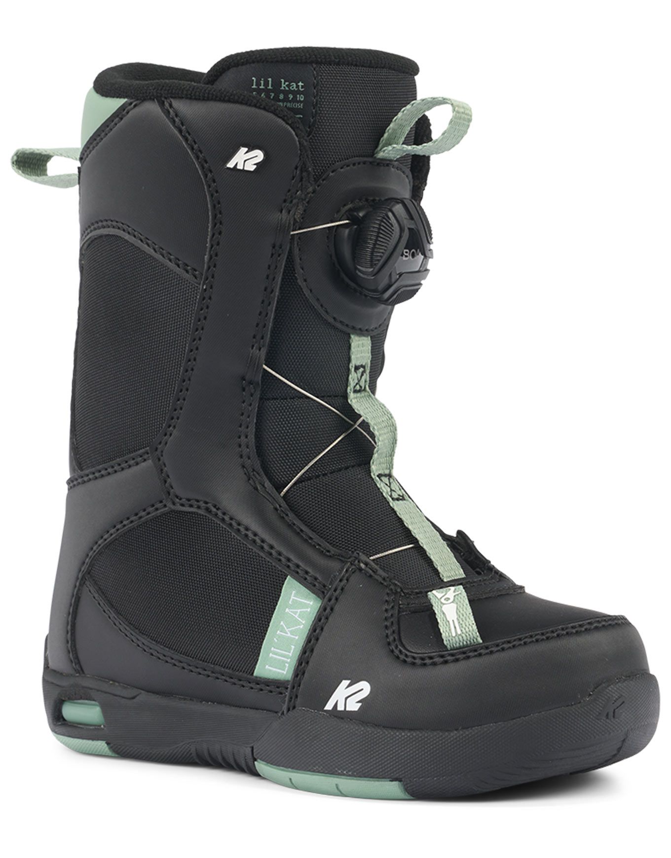 K2 Snowboard Lil Kat Black Kids' snowboard boots : Snowleader
