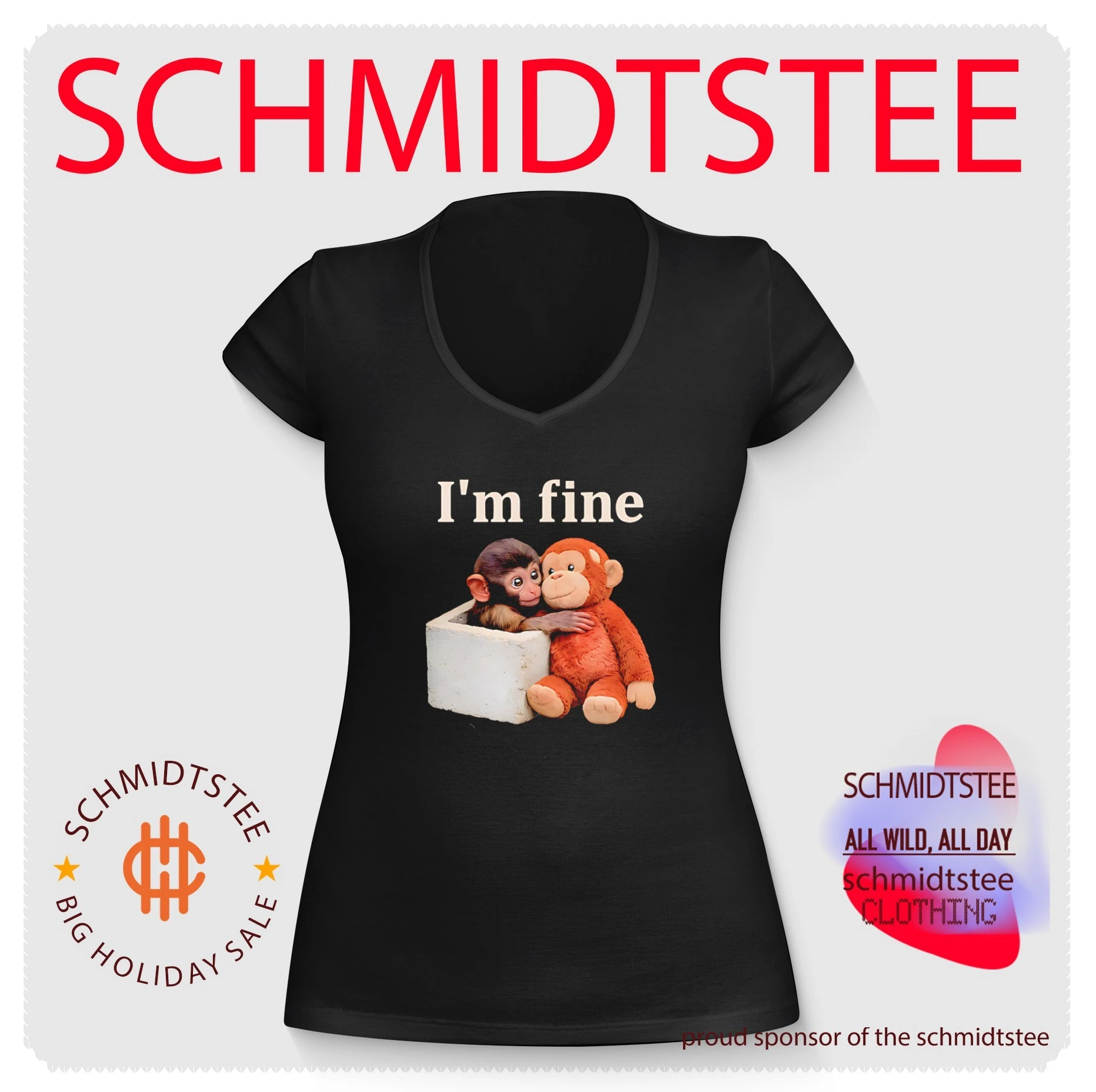Sad Monkey Punch I'm fine shirt, sweater, merch & Apparel