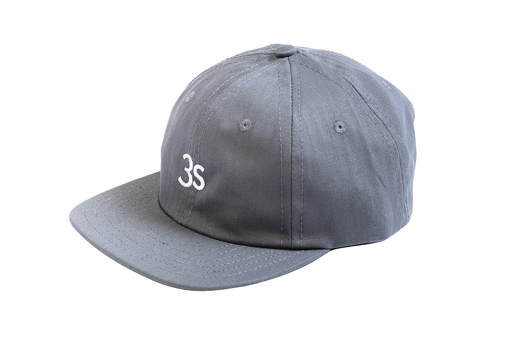 3sixteen 6-Panel Cap - Herringbone Twill Charcoal