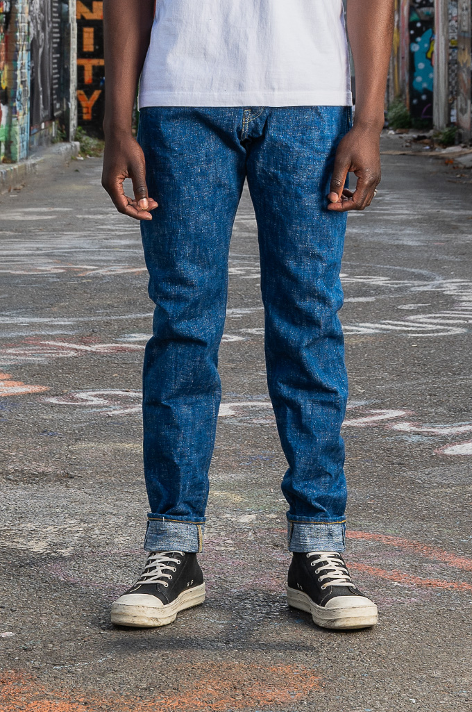 Samurai S211XX17oz-SLB MURAKUMO Light Indigo Slubby 17oz Jeans