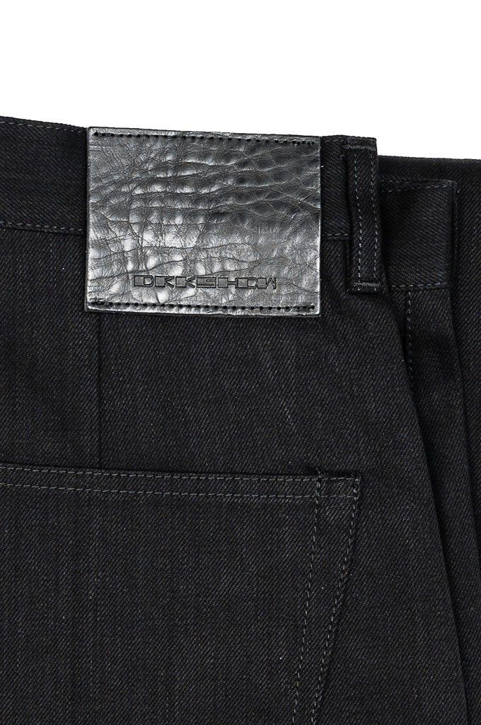 Rick Owens DRKSHDW Geth Jeans - Made In Japan 16oz Black/Black