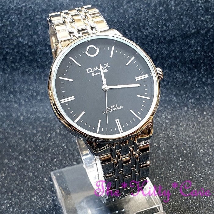 OMAX Vintage Classic Designer Retro Stainless Steel Rhodium Dress