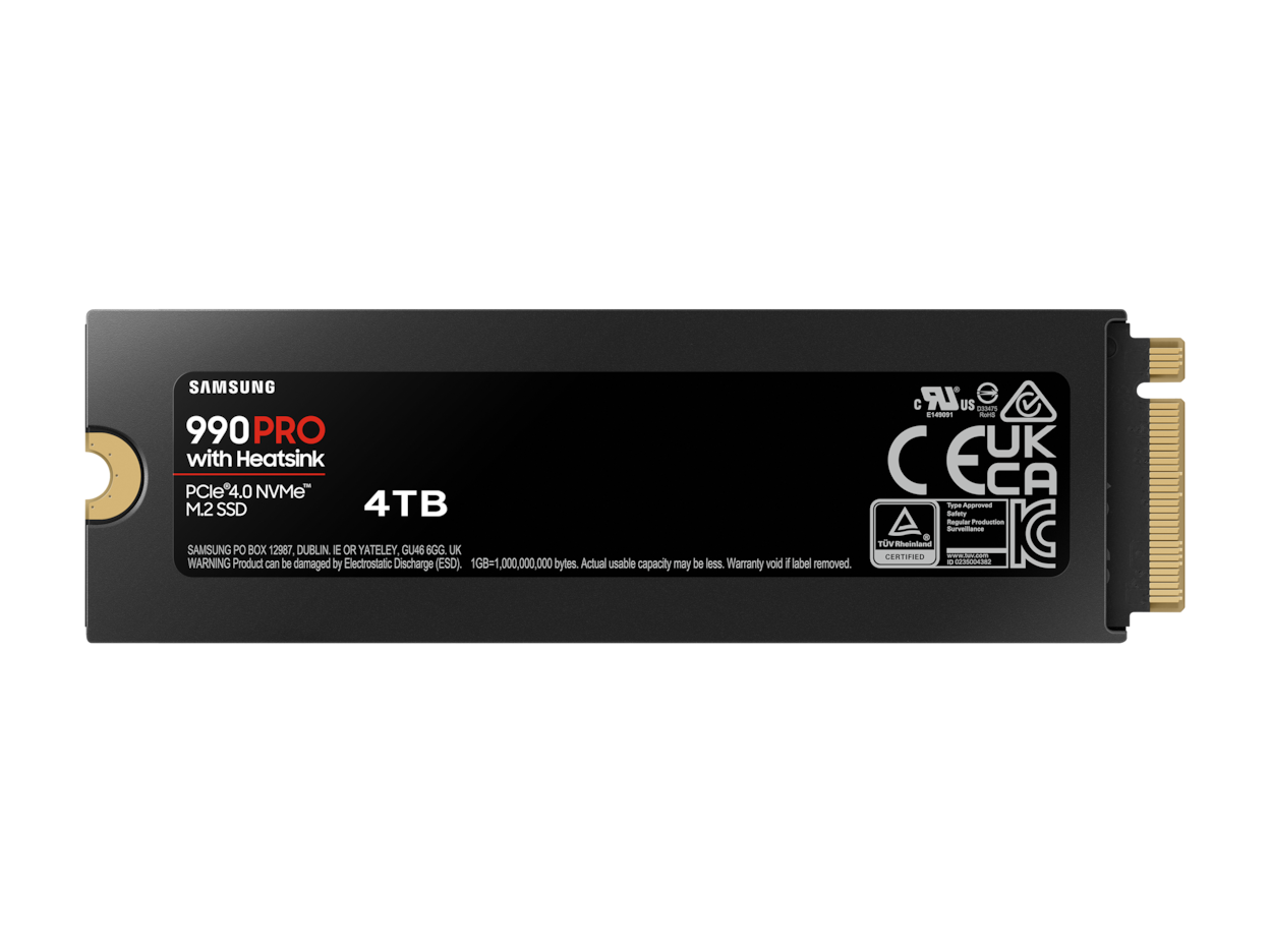 990 PRO with Heatsink PCIe 4.0 M.2 MZ-V9P4T0CW | Samsung Türkiye