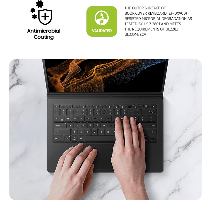 Galaxy Tab S8 Ultra Book Cover Keyboard black | Samsung Hong Kong
