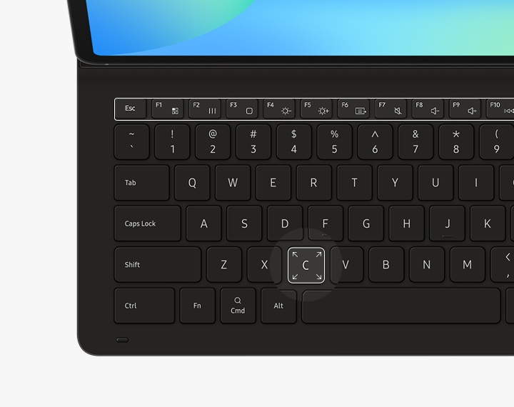 Galaxy Tab S10 FE+ Book Cover Keyboard Slim — AI Key | ケース