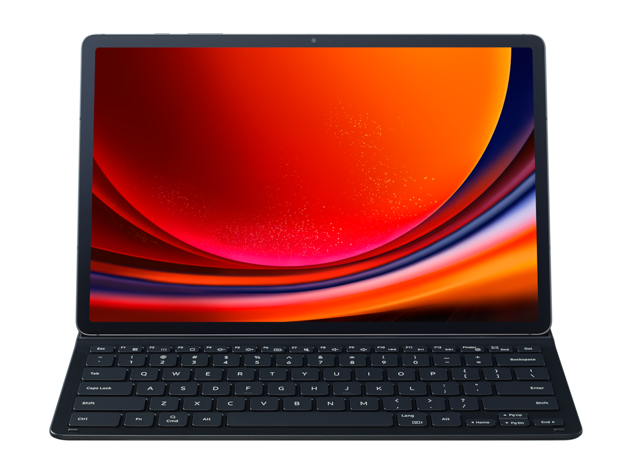 Galaxy Tab S9+ Book Cover Keyboard Slim Black | Samsung Jordan