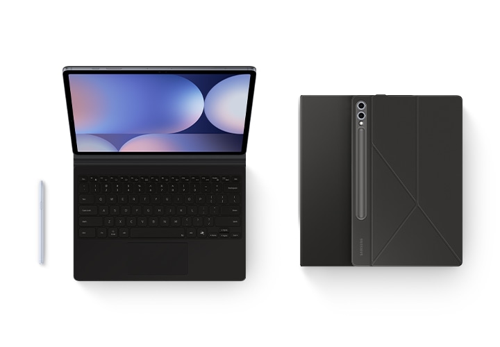 Book Cover Keyboard for Galaxy Tab S10 +, Black