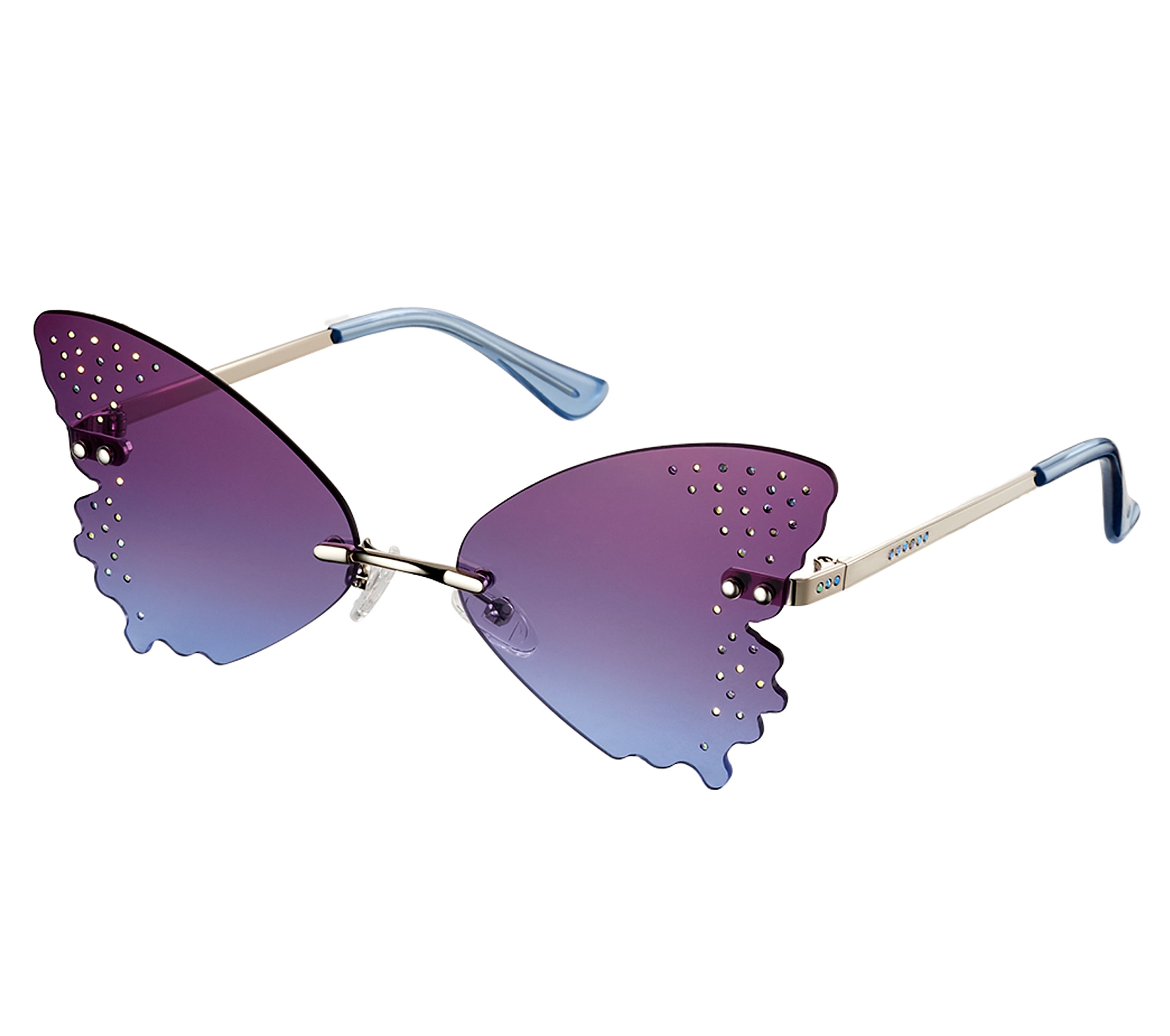 Rimless Butterfly Sunglasses