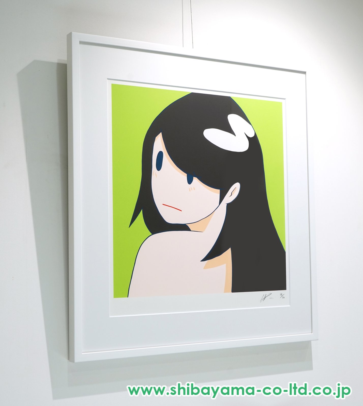天野タケル「「Venus」 green」シルクスクリーン :: 絵画買取・販売
