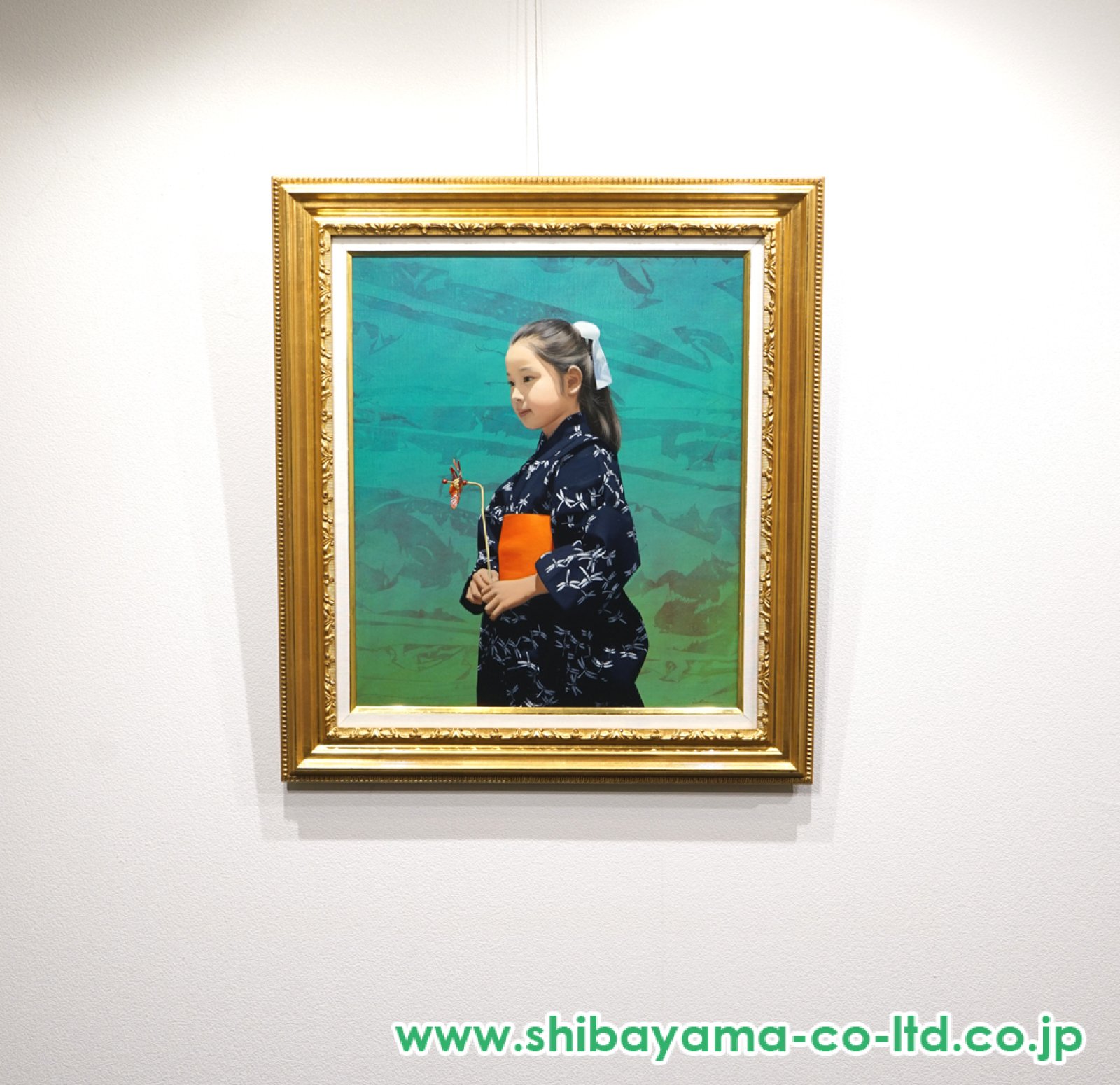 清水悦男「蝉時雨」油彩 10号 :: 絵画買取・販売 - シバヤマ