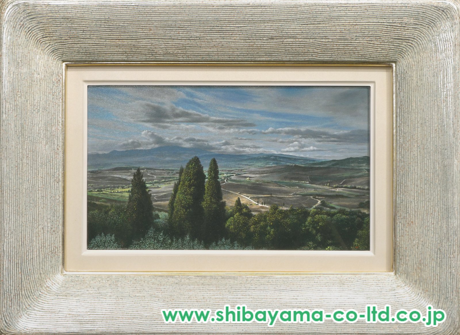 原雅幸「The road to Dawyck」油彩 4号 :: 絵画買取・販売 - シバヤマ