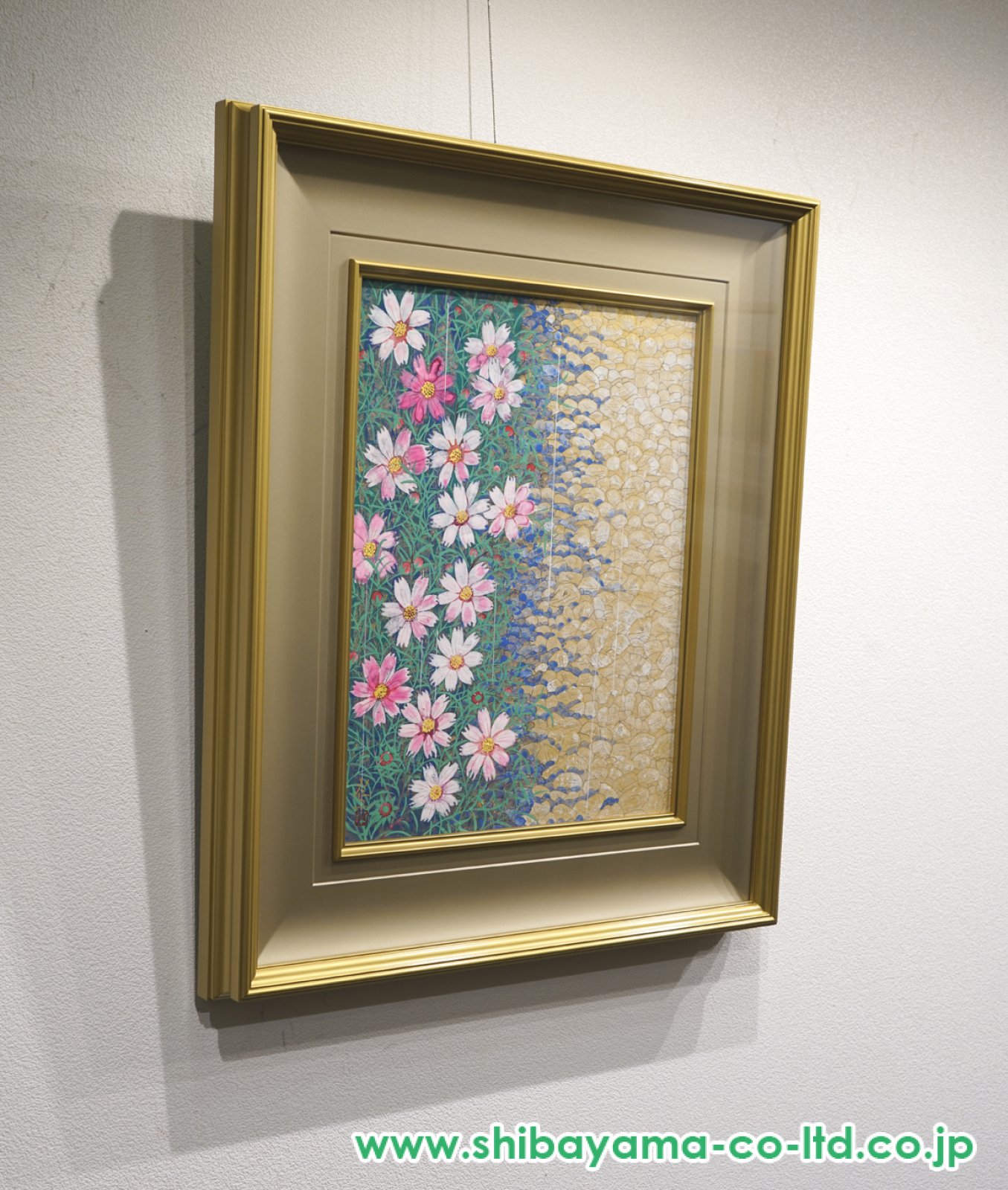 平松礼二「路 -秋雨-」日本画 6号 :: 絵画買取・販売 - シバヤマ