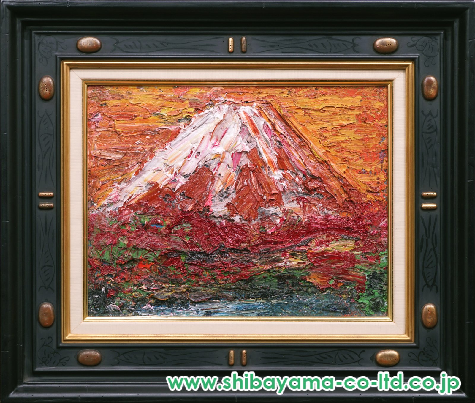 森田茂「富士」油彩 6号 :: 絵画買取・販売 - シバヤマ