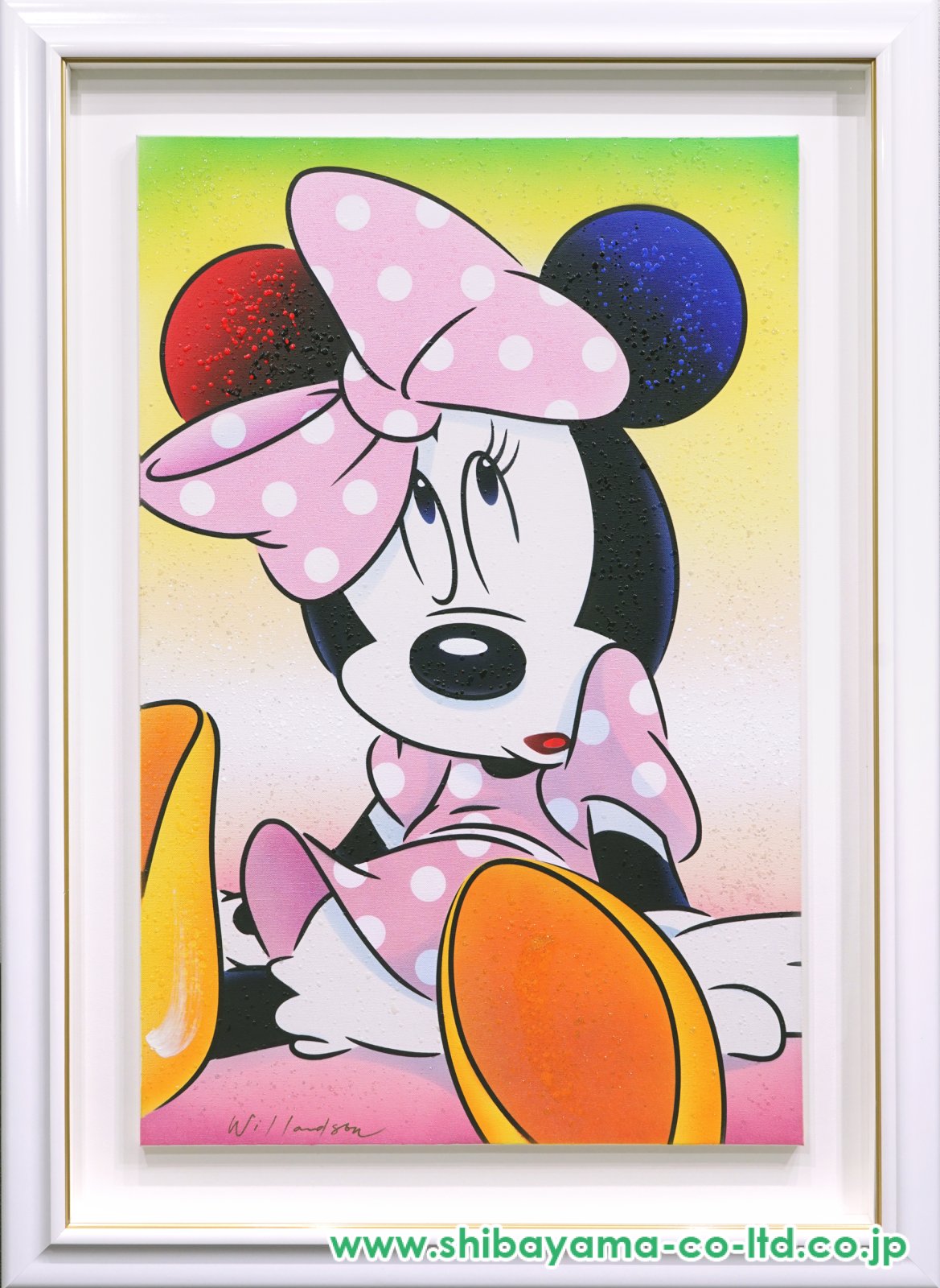 デビッド・ウィラードソン「LIVE ART MINNIE」オリジナル :: 絵画買取