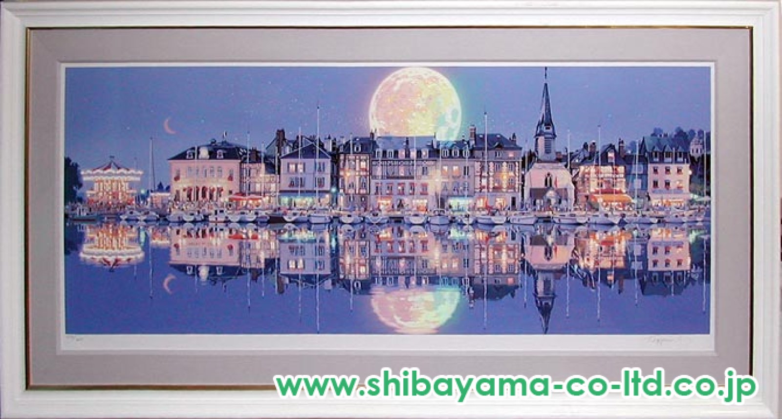 笹倉鉄平「オンフルール」シルクスクリーン :: 絵画買取・販売 - シバヤマ