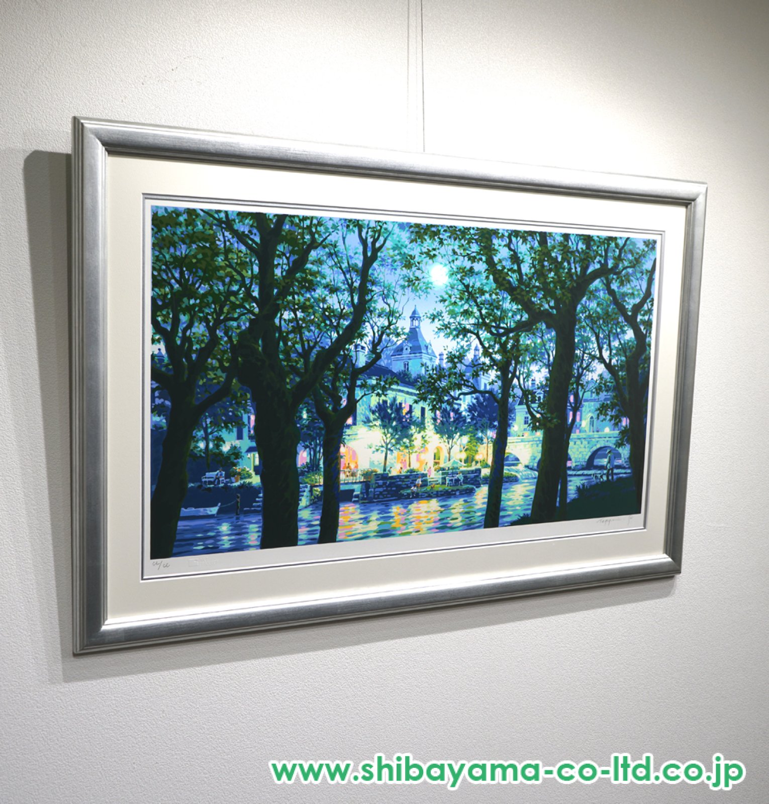 笹倉鉄平「月の記憶」シルクスクリーン :: 絵画買取・販売 - シバヤマ