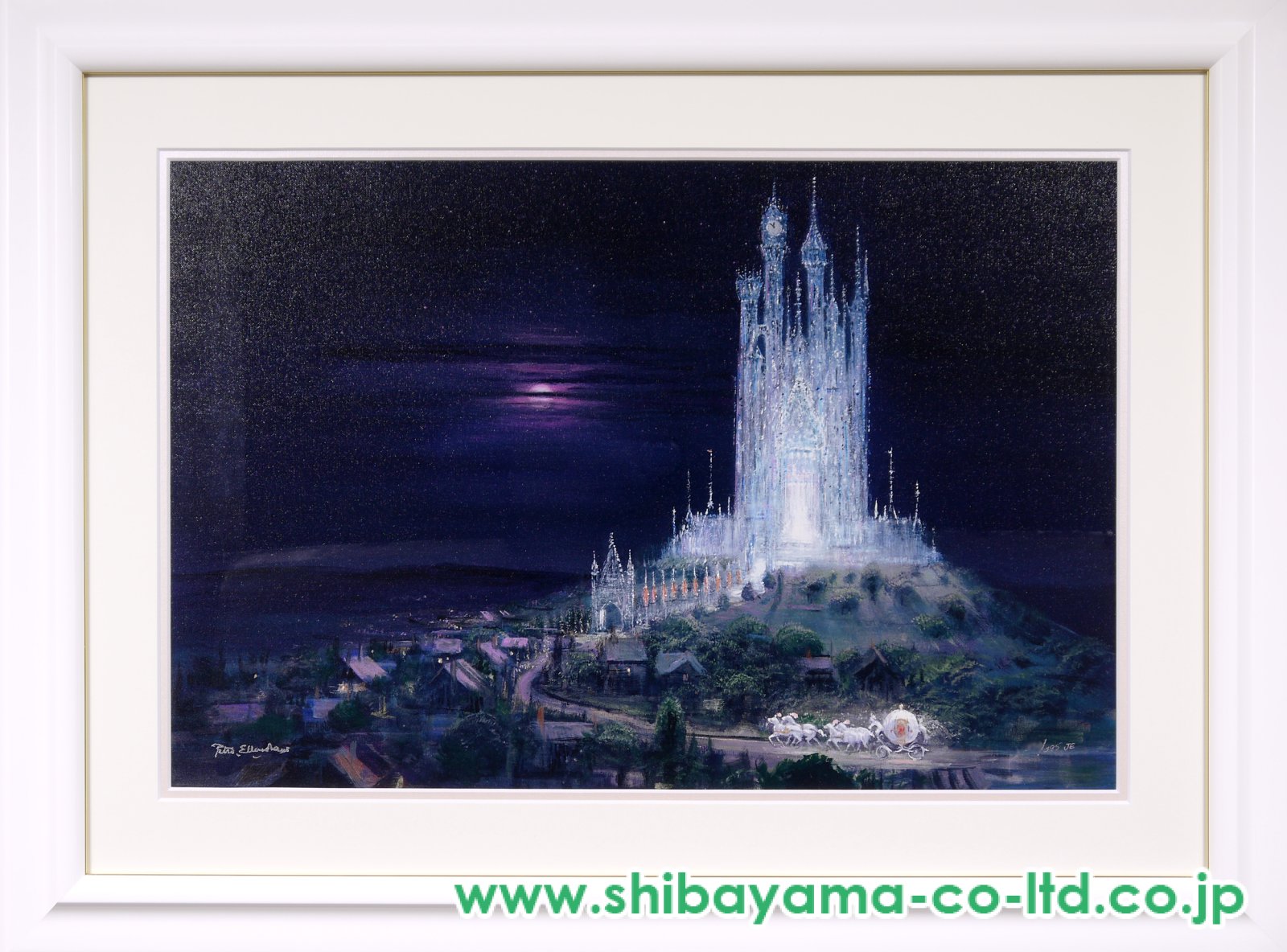 ピーター・エレンショウ「Glass Castle」ジークレー・オン・キャンバス