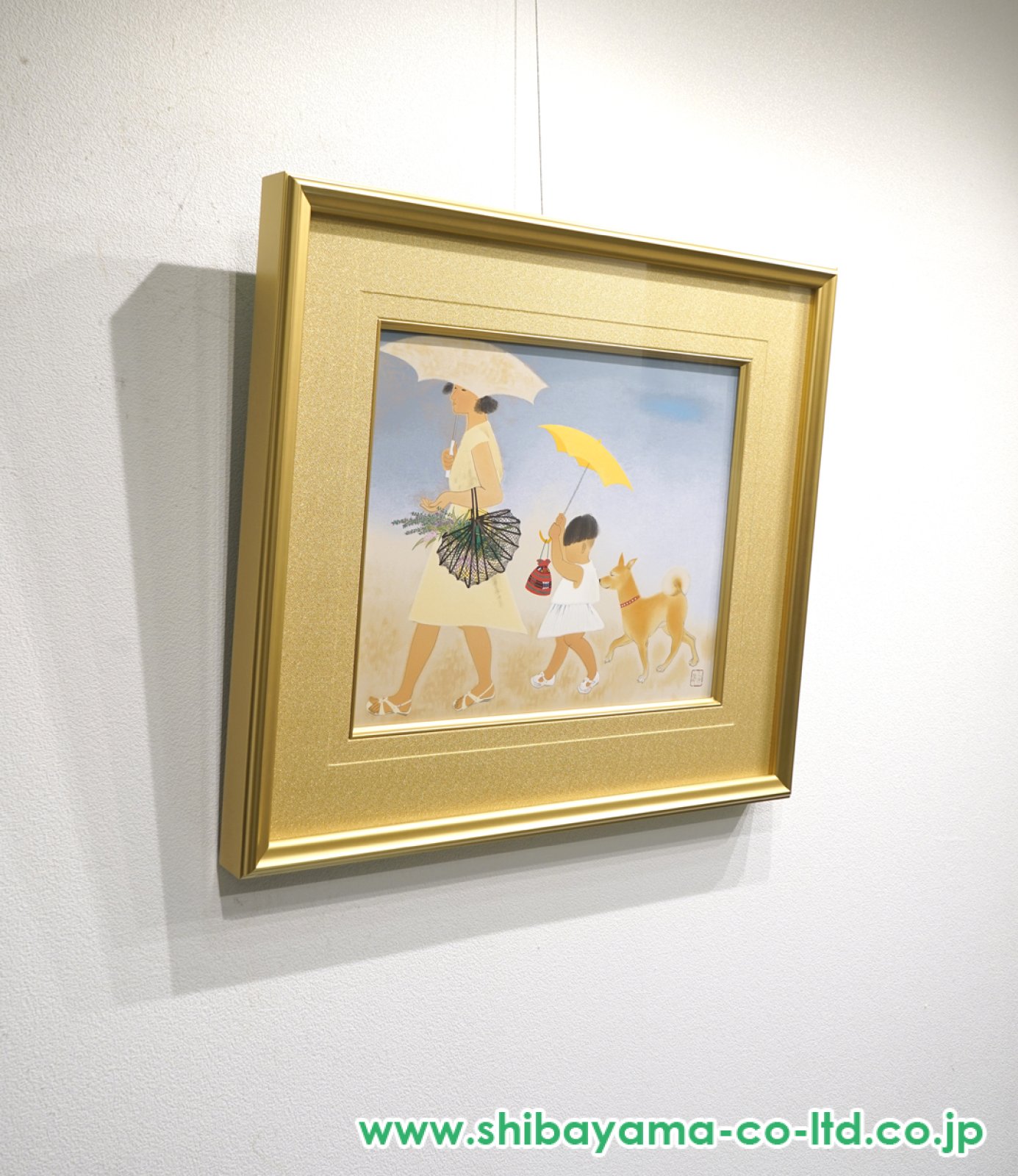 小倉遊亀「径」シルクスクリーン :: 絵画買取・販売 - シバヤマ