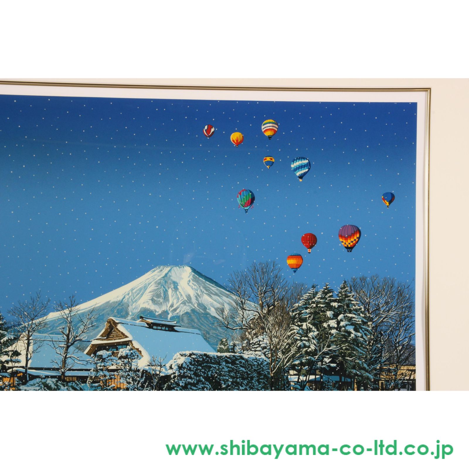 ヒロ・ヤマガタ「日本のエッセンスより『雪の富士 (SP)』」シルク