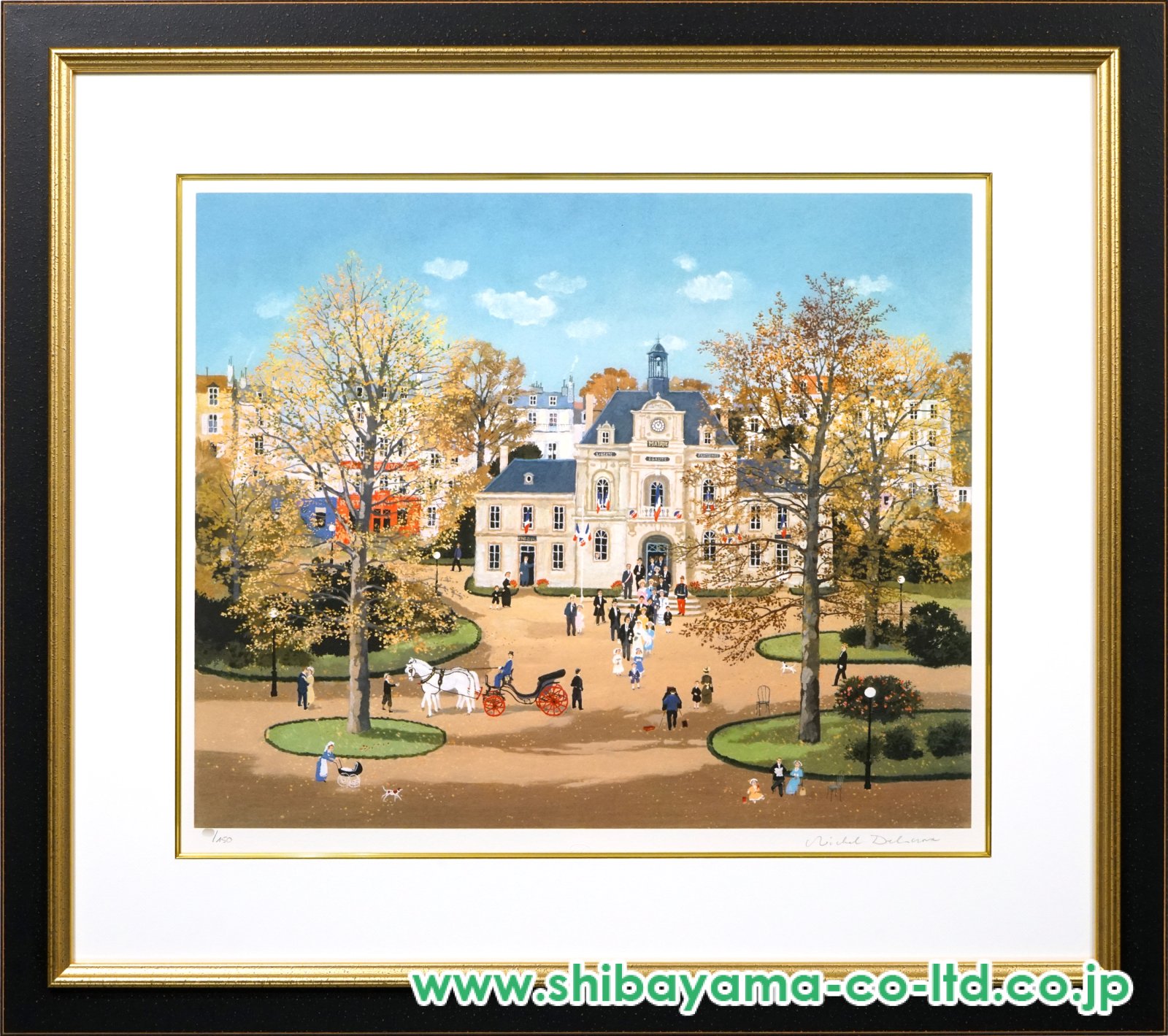 ミッシェル・ドラクロワ「シティーホールの結婚式 Wedding at City