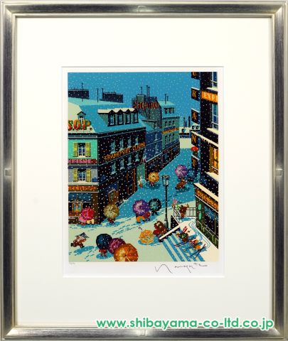 ヒロ・ヤマガタ「フォーシーズンより『冬』」シルクスクリーン :: 絵画