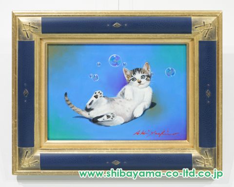 八代亜紀「ハイ・ポーズ」油彩 4号 :: 絵画買取・販売 - シバヤマ