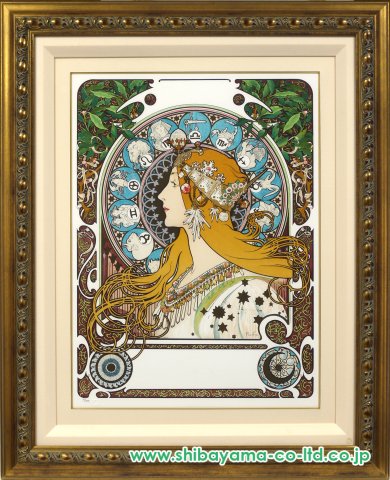 アルフォンス・マリア・ミュシャ「黄道十二宮 Zodiac ver.2 1900