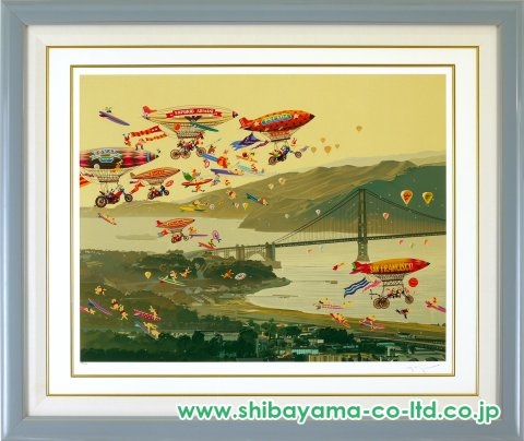 ヒロヤマガタ 絵画 コートヤードファウンテンヒロヤマガタ 絵画 コート