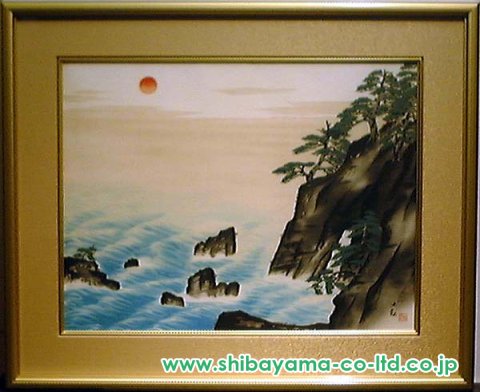 横山大観「朝陽映島」リトグラフ :: 絵画買取・販売 - シバヤマ