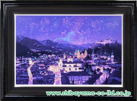 笹倉鉄平「スターアトラス北星図」シルクスクリーン :: 絵画買取・販売